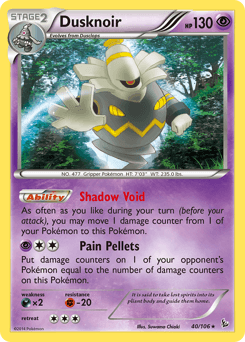 Dusknoir 40/106 — Flashfire