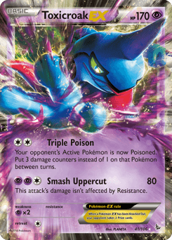 Toxicroak-EX 41/106 — Flashfire