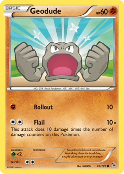 Geodude 45/106 — Flashfire