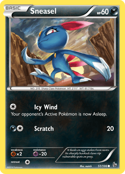 Sneasel 51/106 — Flashfire