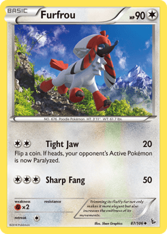 Furfrou 87/106 — Flashfire