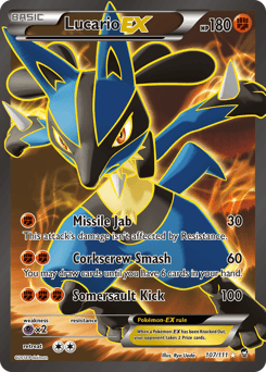 Lucario-EX 107/111 — Furious Fists