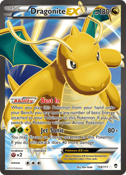 Dragonite-EX 108/111 — Furious Fists
