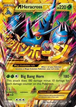 M Heracross-EX 112/111 — Furious Fists