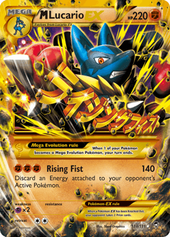 M Lucario-EX 113/111 — Furious Fists