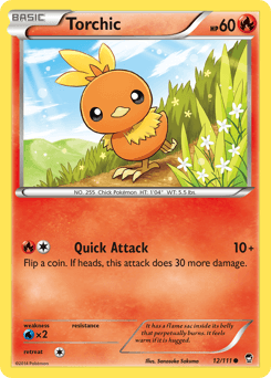 Torchic 12/111 — Furious Fists