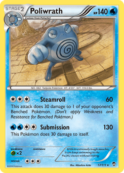 Poliwrath 17/111 — Furious Fists