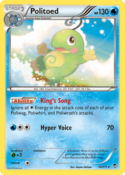 Politoed 18/111 — Furious Fists