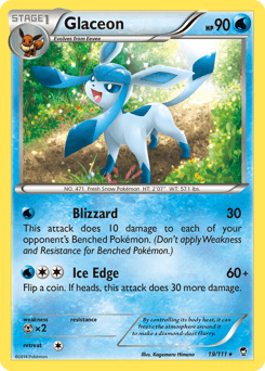 Glaceon 19/111 — Furious Fists