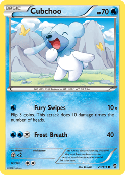 Cubchoo 21/111 — Furious Fists