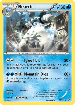 Beartic 22/111 — Furious Fists
