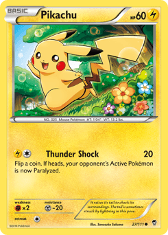 Pikachu 27/111 — Furious Fists
