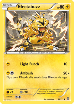 Electabuzz 29/111 — Furious Fists