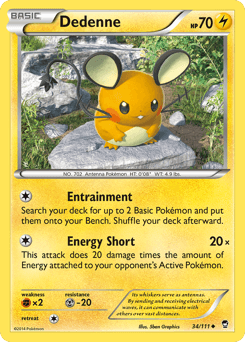 Dedenne 34/111 — Furious Fists
