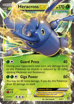 Heracross-EX 4/111 — Furious Fists