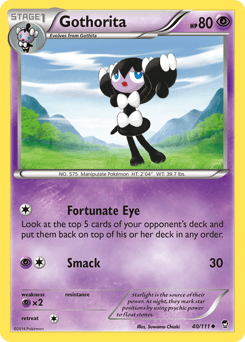 Gothorita 40/111 — Furious Fists