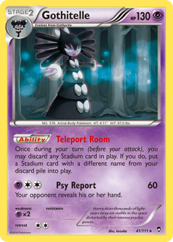 Gothitelle 41/111 — Furious Fists