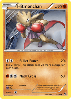 Hitmonchan 48/111 — Furious Fists