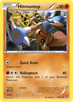 Hitmontop 49/111 — Furious Fists
