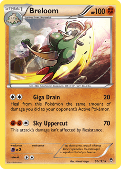 Breloom 50/111 — Furious Fists