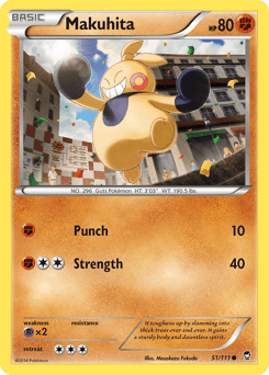 Makuhita 51/111 — Furious Fists