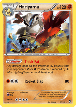 Hariyama 52/111 — Furious Fists