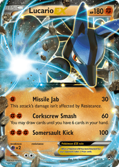 Lucario-EX 54/111 — Furious Fists