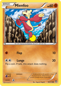Mienfoo 56/111 — Furious Fists