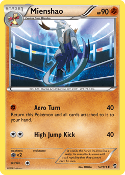 Mienshao 57/111 — Furious Fists
