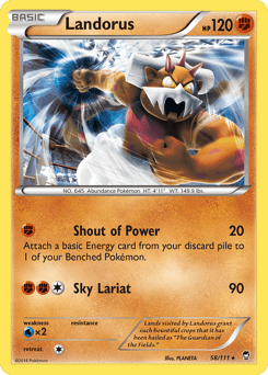 Landorus 58/111 — Furious Fists