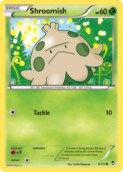 Shroomish 6/111 — Furious Fists