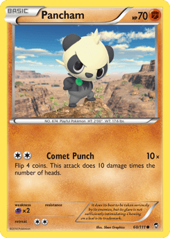 Pancham 60/111 — Furious Fists