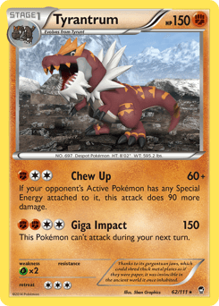 Tyrantrum 62/111 — Furious Fists