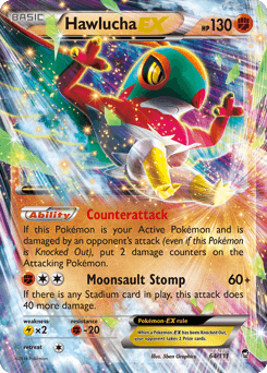 Hawlucha-EX 64/111 — Furious Fists