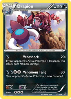 Drapion 65/111 — Furious Fists