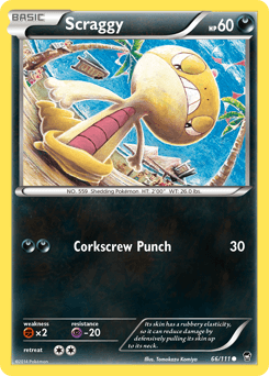 Scraggy 66/111 — Furious Fists