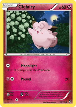 Clefairy 69/111 — Furious Fists