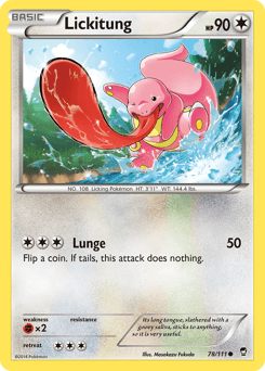 Lickitung 78/111 — Furious Fists