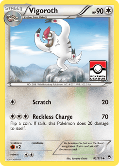 Vigoroth 82/111 — Furious Fists