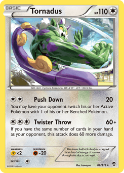 Tornadus 86/111 — Furious Fists