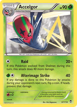 Accelgor 9/111 — Furious Fists