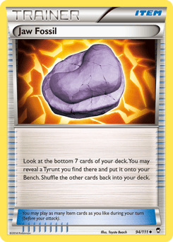 Jaw Fossil 94/111 — Furious Fists