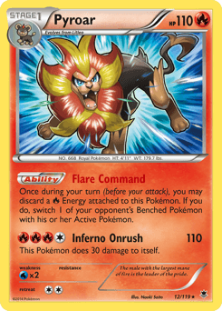 Pyroar 12/119 — Phantom Forces