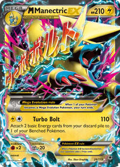 M Manectric-EX 24/119 — Phantom Forces