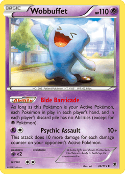 Wobbuffet 36/119 — Phantom Forces