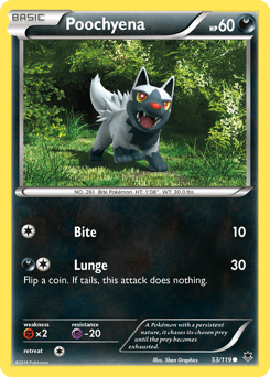 Poochyena 53/119 — Phantom Forces