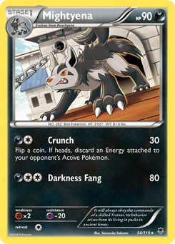 Mightyena 54/119 — Phantom Forces