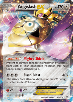 Aegislash-EX 65/119 — Phantom Forces