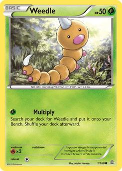 Weedle 1/160 — Primal Clash