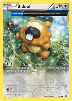 Bidoof 117/160 — Primal Clash